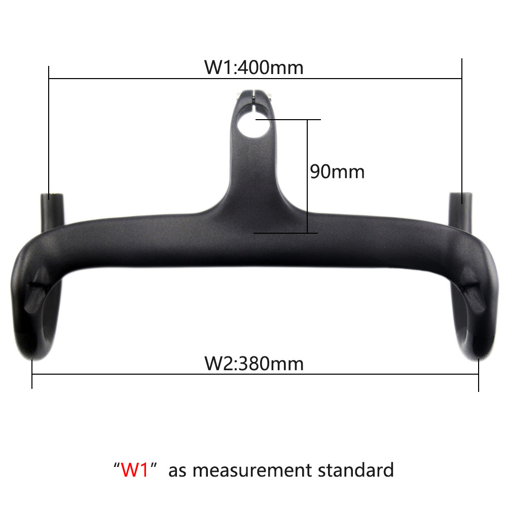 Carbon Drop Bar,118,Integrated Carbon Speed Handlebar With Stem,Bicycle accessories,Inter Routing,40