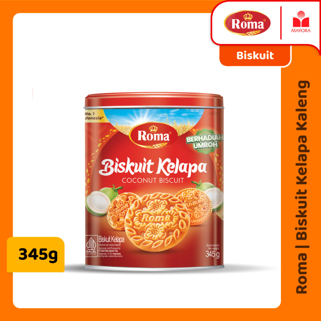 Roma Biskuit Kelapa Kaleng Festive