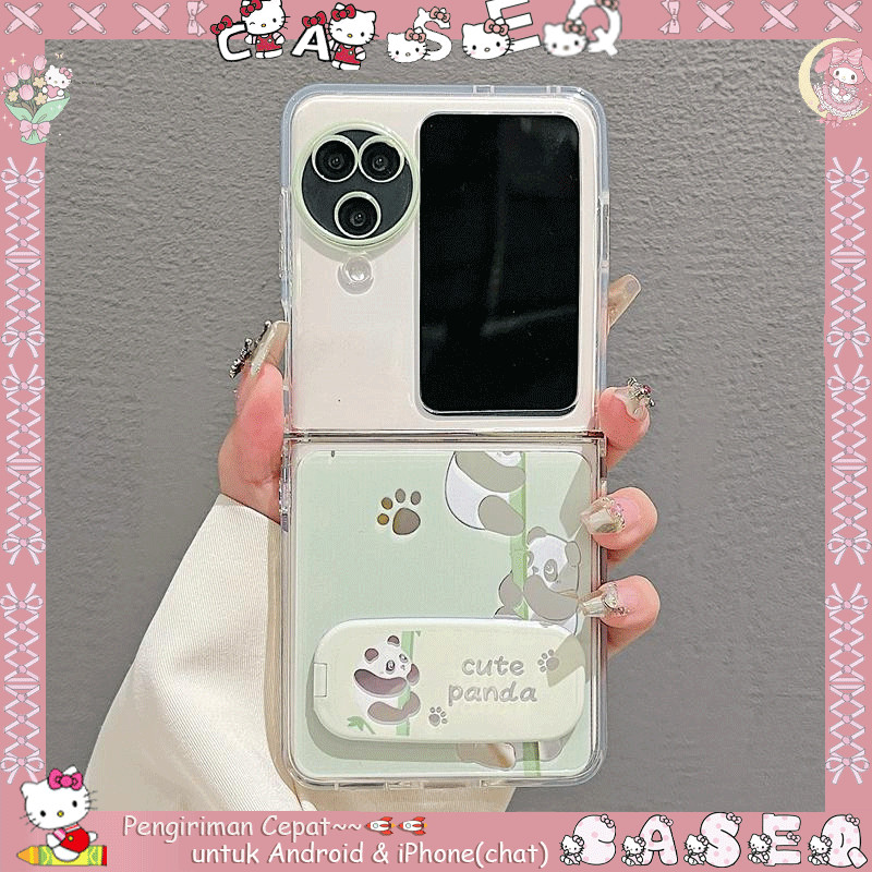 Case Samsung Z Flip & Oppo N Flip Pink Aesthetic Elegan | Case Samsung Z Flip 7 6 5 4 3 2 | Z Flip 7