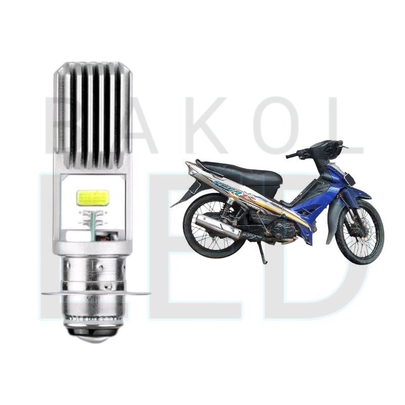 1pcs Lampu depan LED H6 COB motor Yamaha VEGA R BL