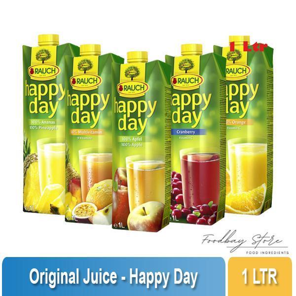 [MAWAR KONDANG] HAPPY DAY - Fruit Juice 1L / Jus Buah Asli - 100% Orange