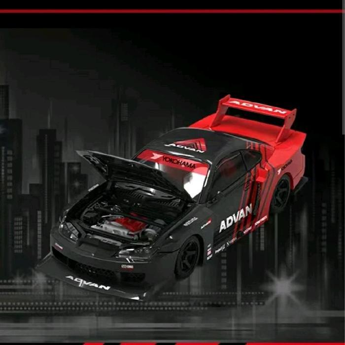 Diecast TPC Nissan Silvia S15 Advan Livery Segel RESTRO