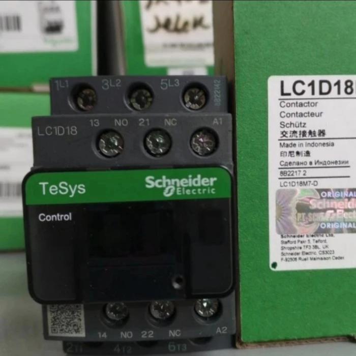[EKA JAYAPUTRA] kontaktor Schneider Lc1d18 contaktor LC1D18/ LC1D18M7 220V