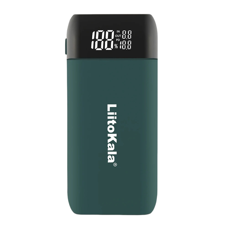 LiiMP2 18650 21700 Battery Charger Power Bank QC30 InputOutput gital splay Fast Charging+ EUUS 5V 2A