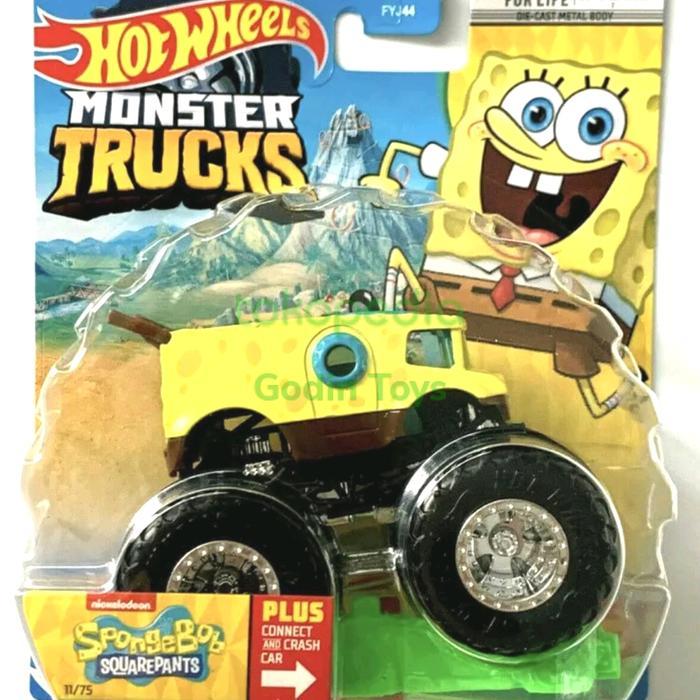 Monster Trucks Hot Wheels Sponge bob spongebob diecast truck Hotwheels