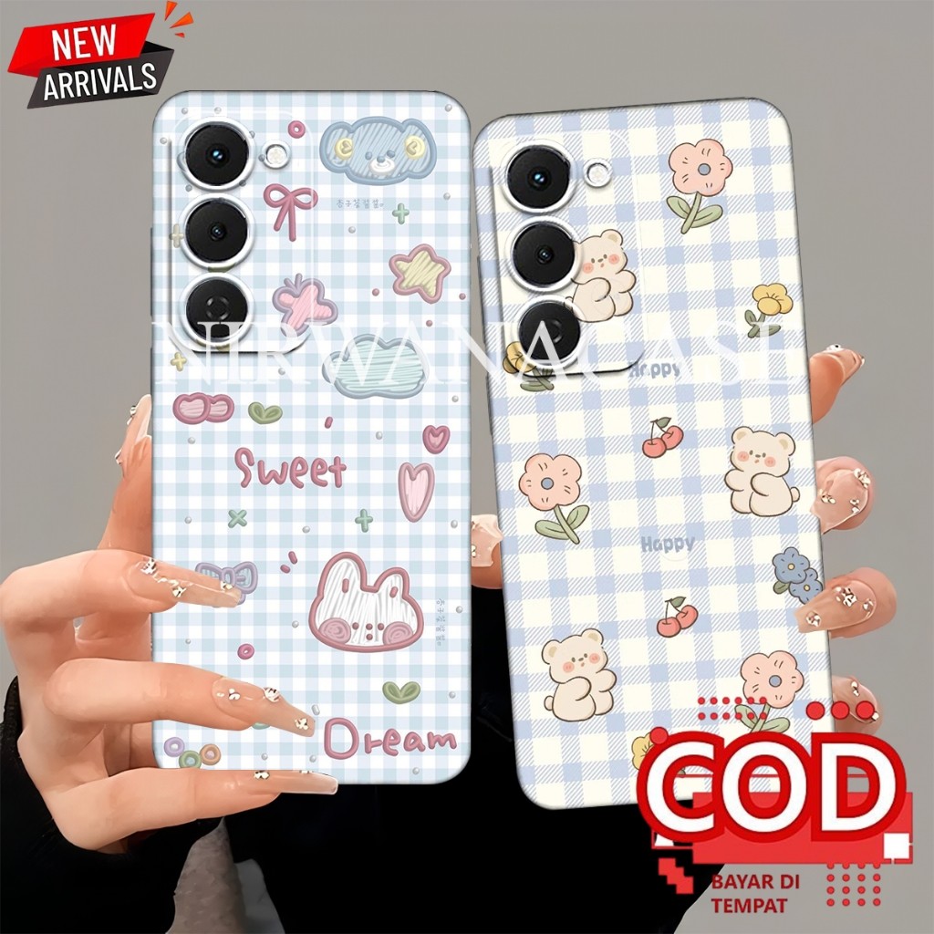 Cassing Hp Tecno Spark 40 Pro Plus - Tecno Spark 40 Pro Terbaru Motif Beruang Case Pro Camera Lentur