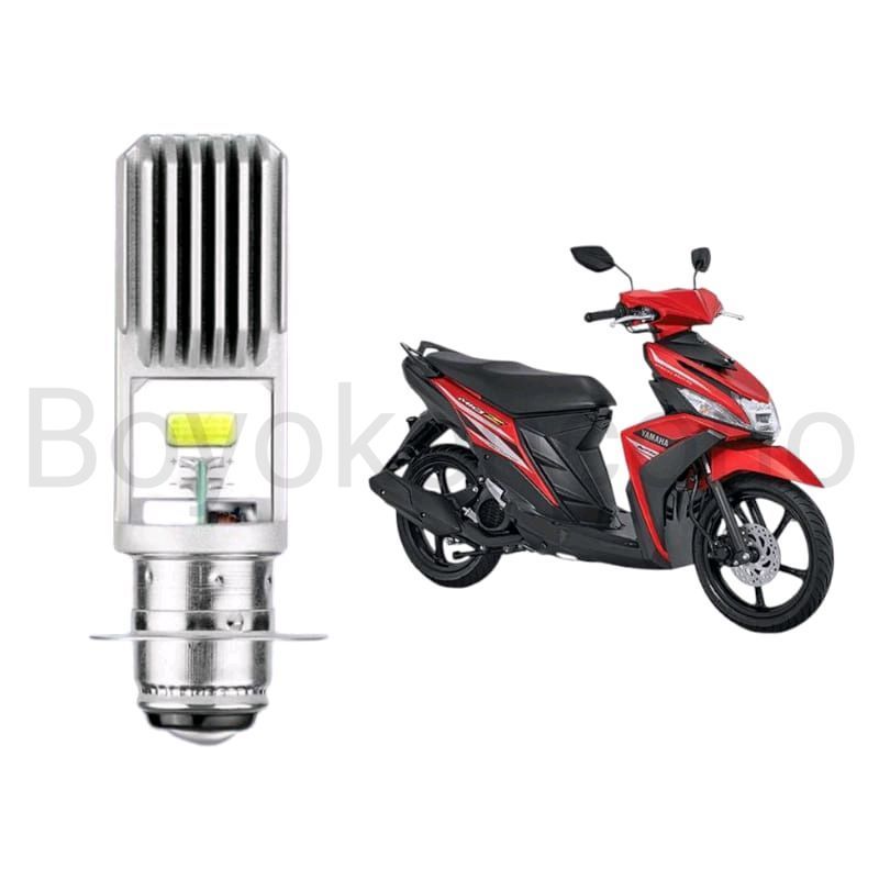 1pcs Lampu depan LED H6 COB motor Yamaha Mio Z Byk