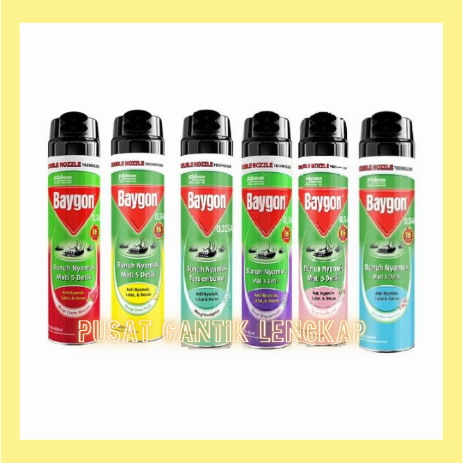 Baygon Aerosol 600 ml Obat Nyamuk Baygon Spray Anti Nyamuk & Serangga