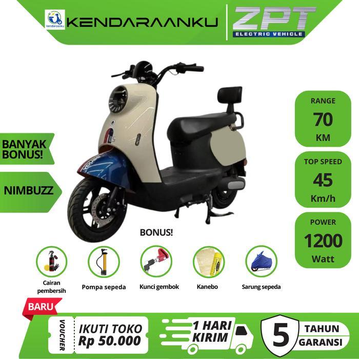 SEPEDA MOTOR LISTRIK SUBSIDI ZPT NMBZZ & NYX GARANSI SNI - FREE HADIAH BANYAK - ZPT - NMBZZ, OTR JAK