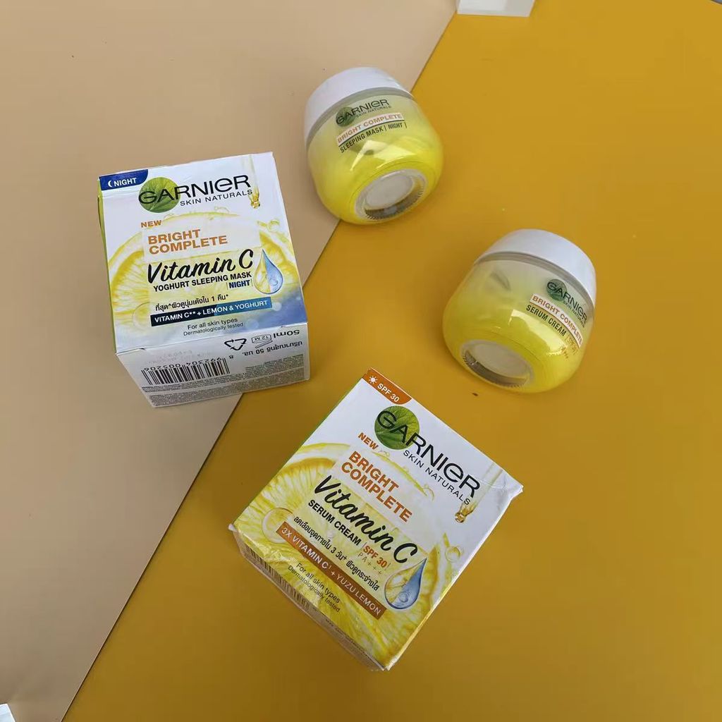 Thailand Garnier Garnier Lemon Bright Multi-Effect Night Hydrating Day Cream Night Cream