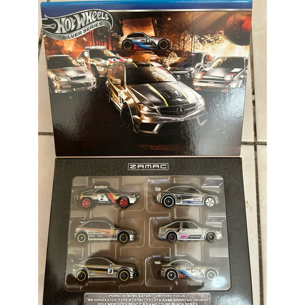 Big Sale Discount Up To 30% On Hotwheels Zamac Silver Series Ek9, Ae86, C63, Porsche Safari, Ford