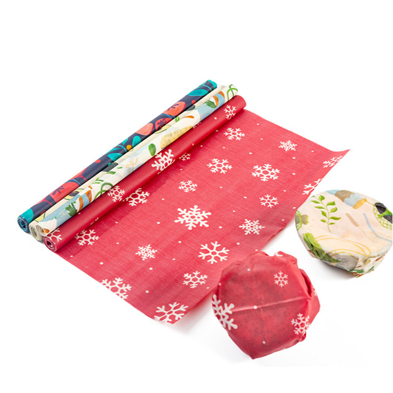 Bees Wrap Reusable Beeswax Food Wraps, Ecofriendly Beeswax Wraps for Food, Organic Cotton Food Wraps