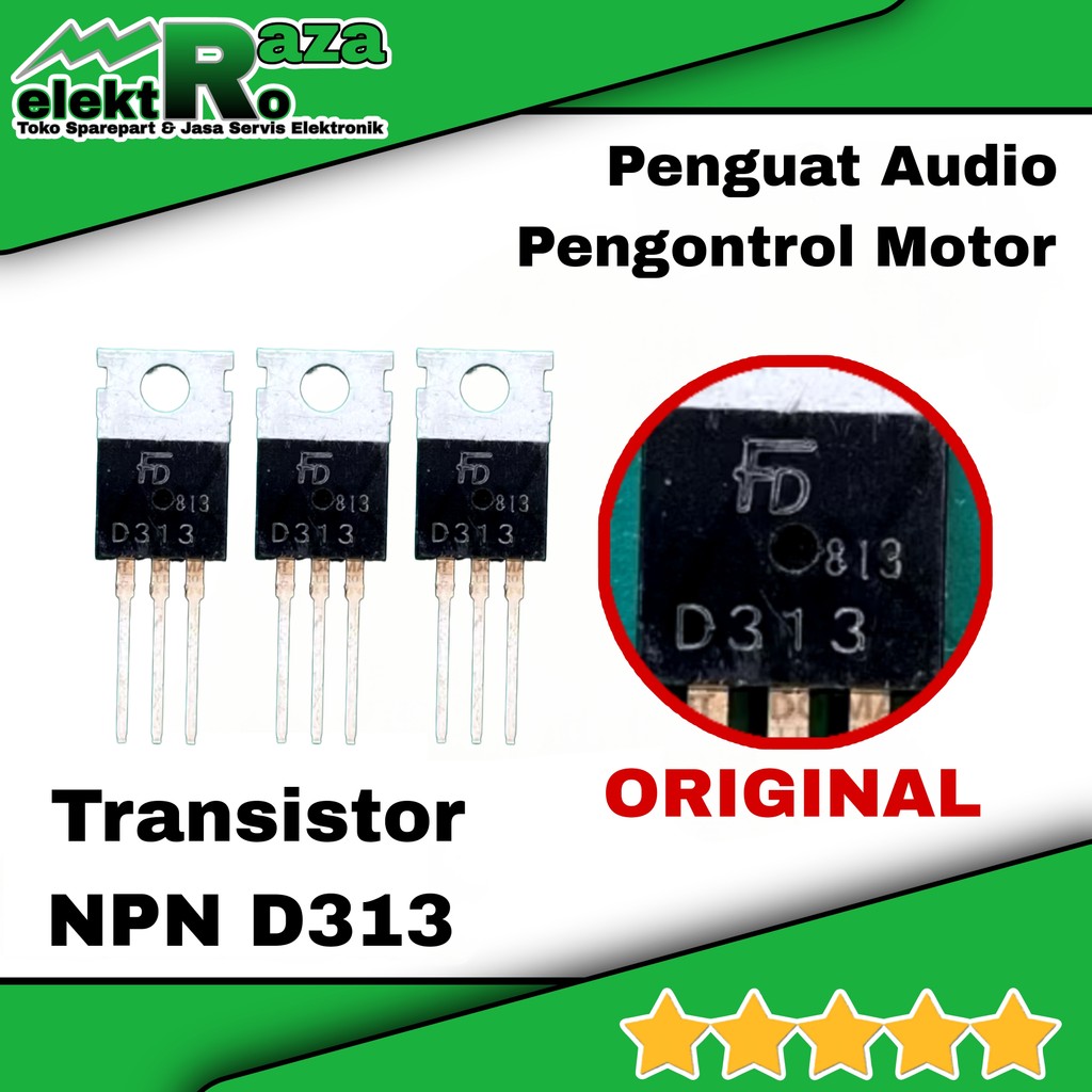 Transistor D313 ORIGINAL NPN TR D 313 2SD313
