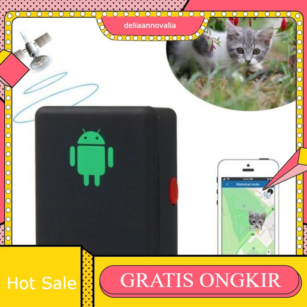 KUKE GPS Tracker Mini A8 / Alat Sadap Suara Support All GSM / Pelacak Motor Mobil Anti Maling