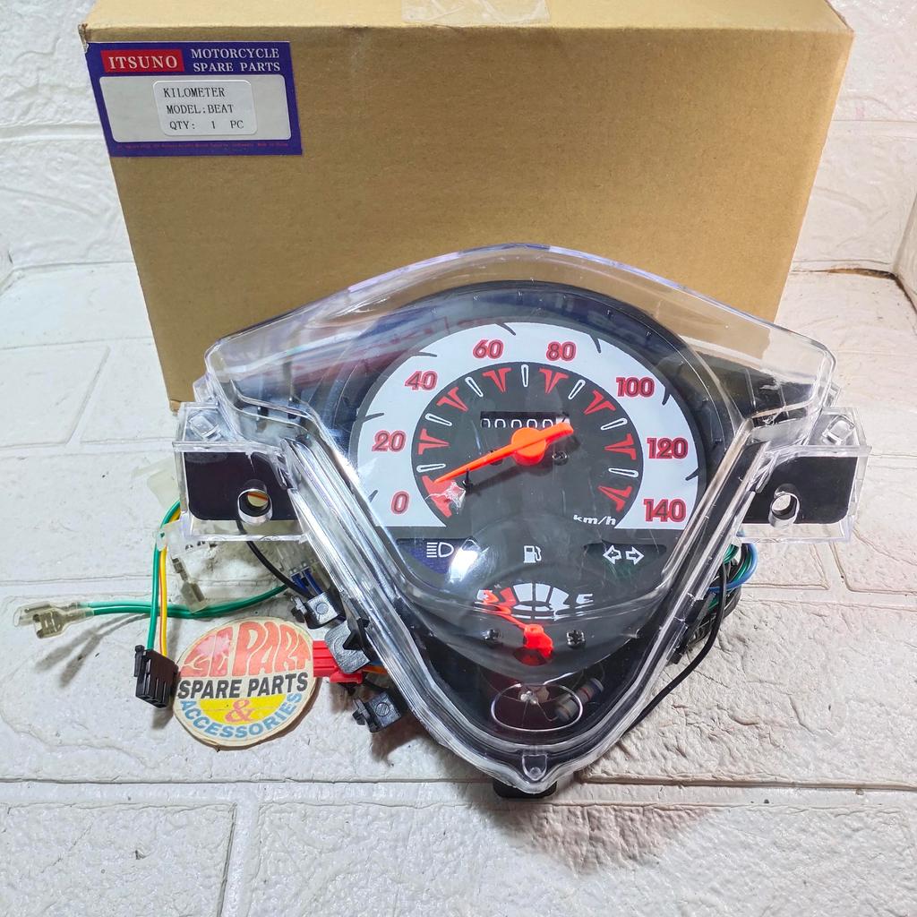 [3E Parts & Acc]  Speedometer assy Beat karbu Kilometer Beat lama  Barang Langka