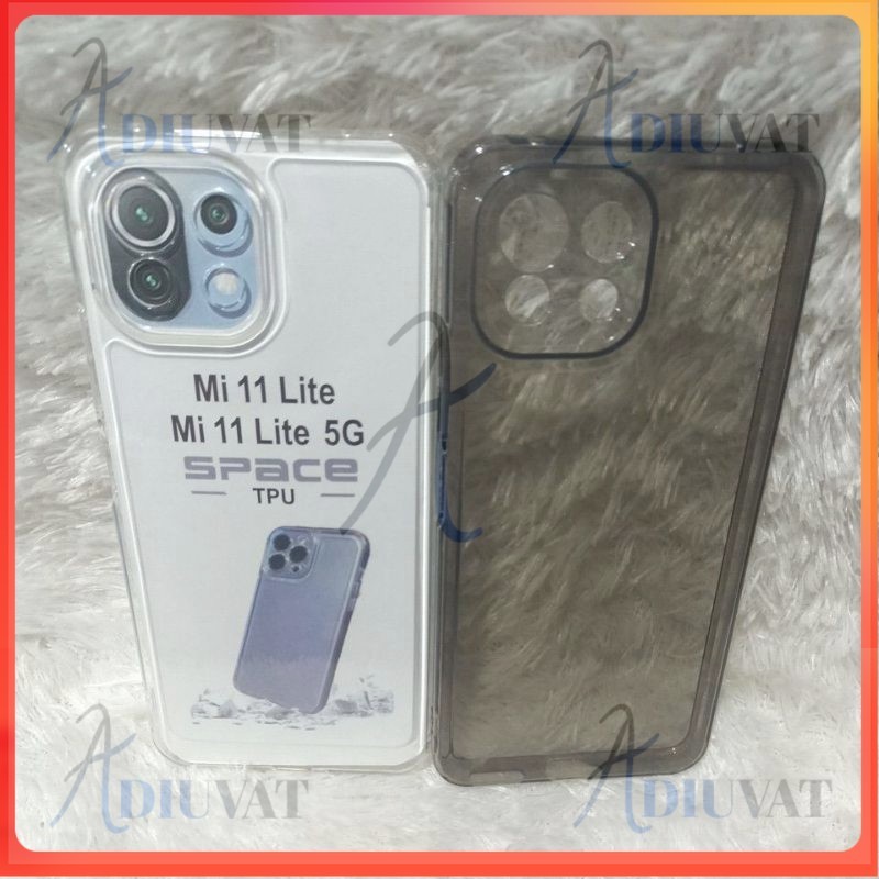 PROMO Softcase Casing Xiaomi Mi 11 Lite/Mi 11 Lite 5G Case silikon Clear Bening transparan Space Tra