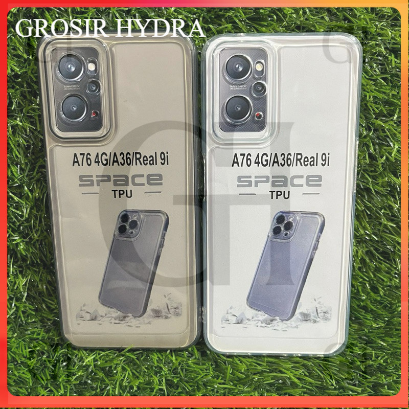 BIG SALE SoftCase Casing Clear Oppo A76 4G/A96 4G Silikon Bening Trasaparan TPU Space
