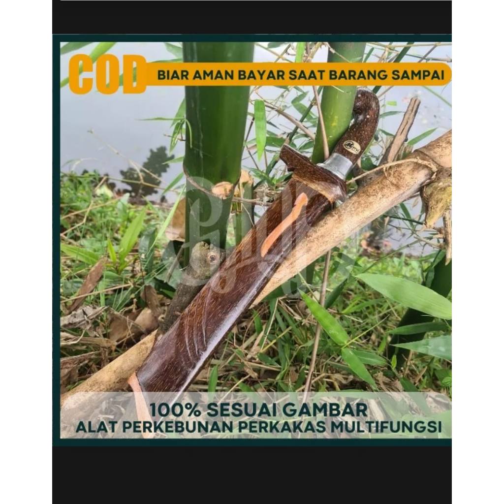 Termurah Alat Kerja berkebun PM Dural Aren Golok Tebas Patimura Berkualitas