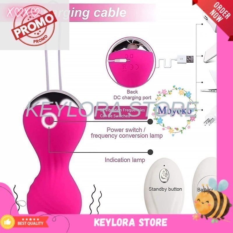 lilo Kegel ball Bola Kegel Ball Exercise Muscle Vaginal Setelah Lahiran Normal Manual dan Getar Ball