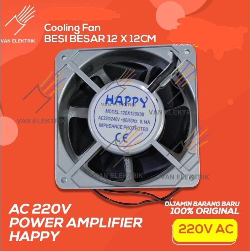 kipas Angin Pendingin - Cooling Fan BESI BESAR 12 X 12CM AC 220V POWER AMPLIFIER