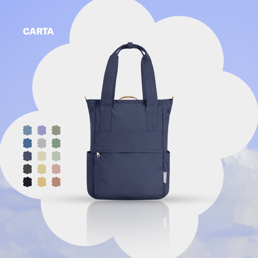 ( Linvera ) Tas Sekolah - Backpack Totepack Carta - Visval - Tas Ransel