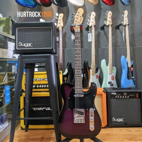 Stinger Telecaster Gitar Elektrik Purpleburst