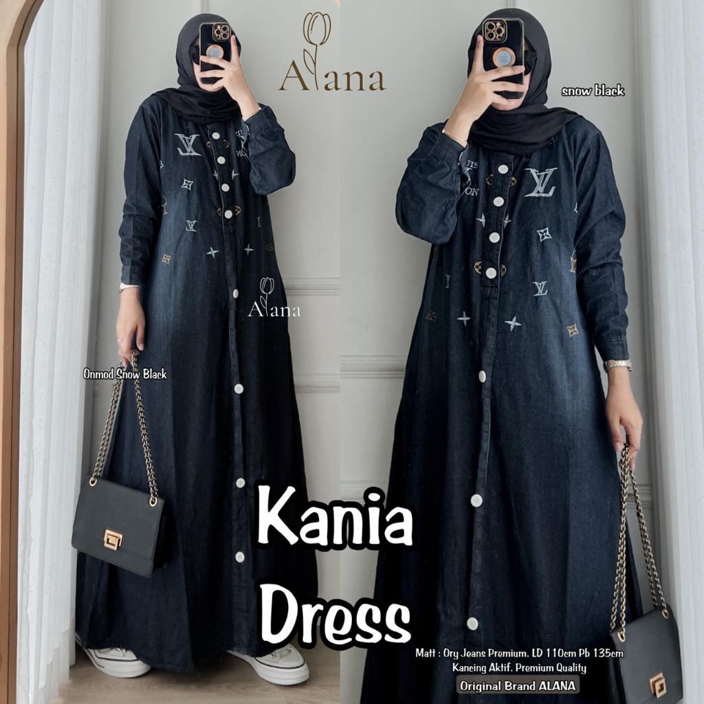 ada grup reseller tanya ke admin ya Jensa Kania Kenzo Dress Oryjeans premium outfit kampus Kerja kan
