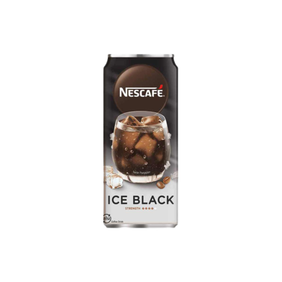 Nescafe Minuman Kopi Ice Black Kaleng 220 ml