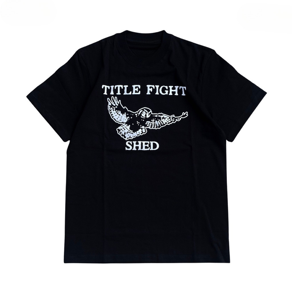 Kaos Title Fight Punk Hardcore Shed  Hitam Premium Oversize Unisex Katun Berkualitas COD