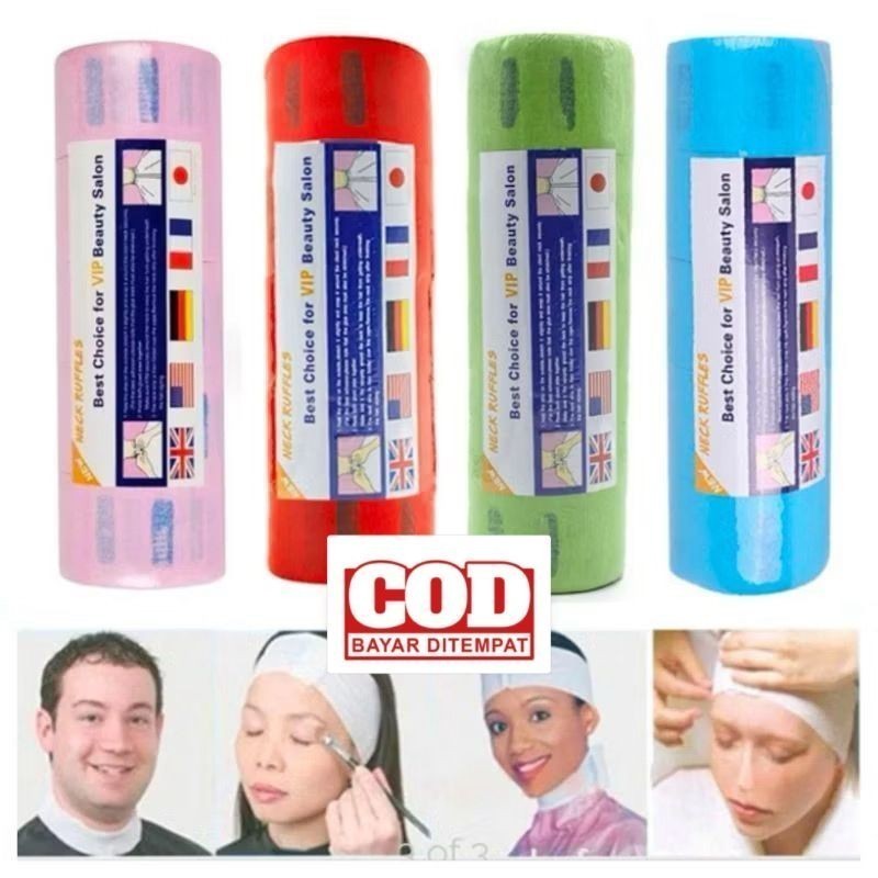 AKK Tissue Leher Ecer Neckpaper Barbershop / Tisu Leher Salon Barber 1roll