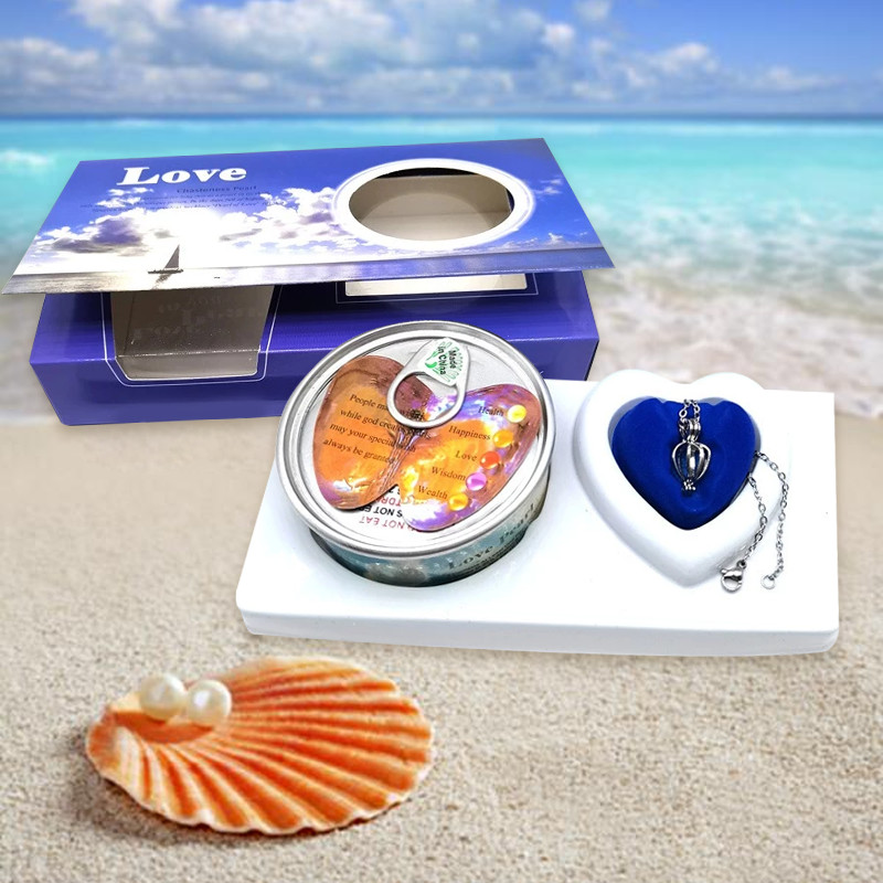 Natural Oyster Pearl Necklace for Women - Limited Edition Viral Valentine/Birthday Anniversary Gift 