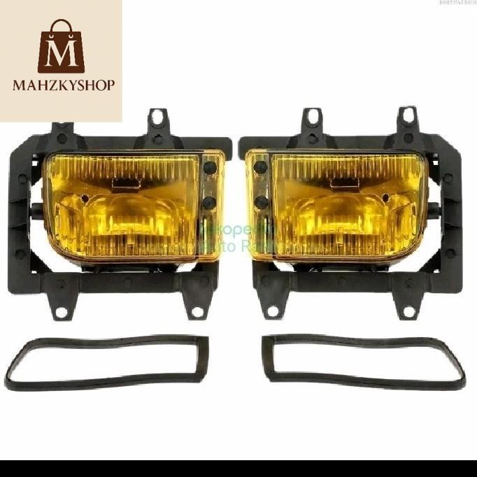 PART BMW E30 foglamp fog lamp Lampu Kabut Kristal kuning amber Bumper