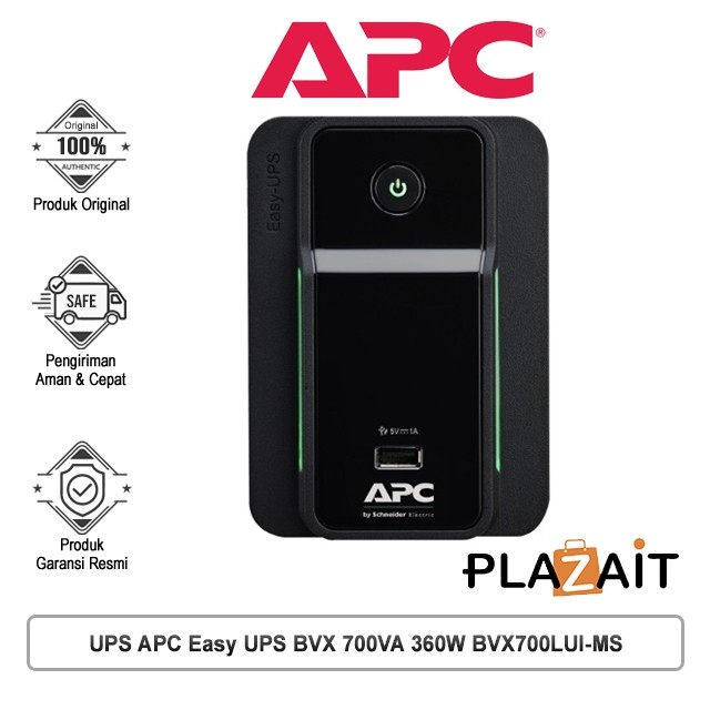 APC UPS Easy UPS BVX 700VA 360W BVX700LUI-MS