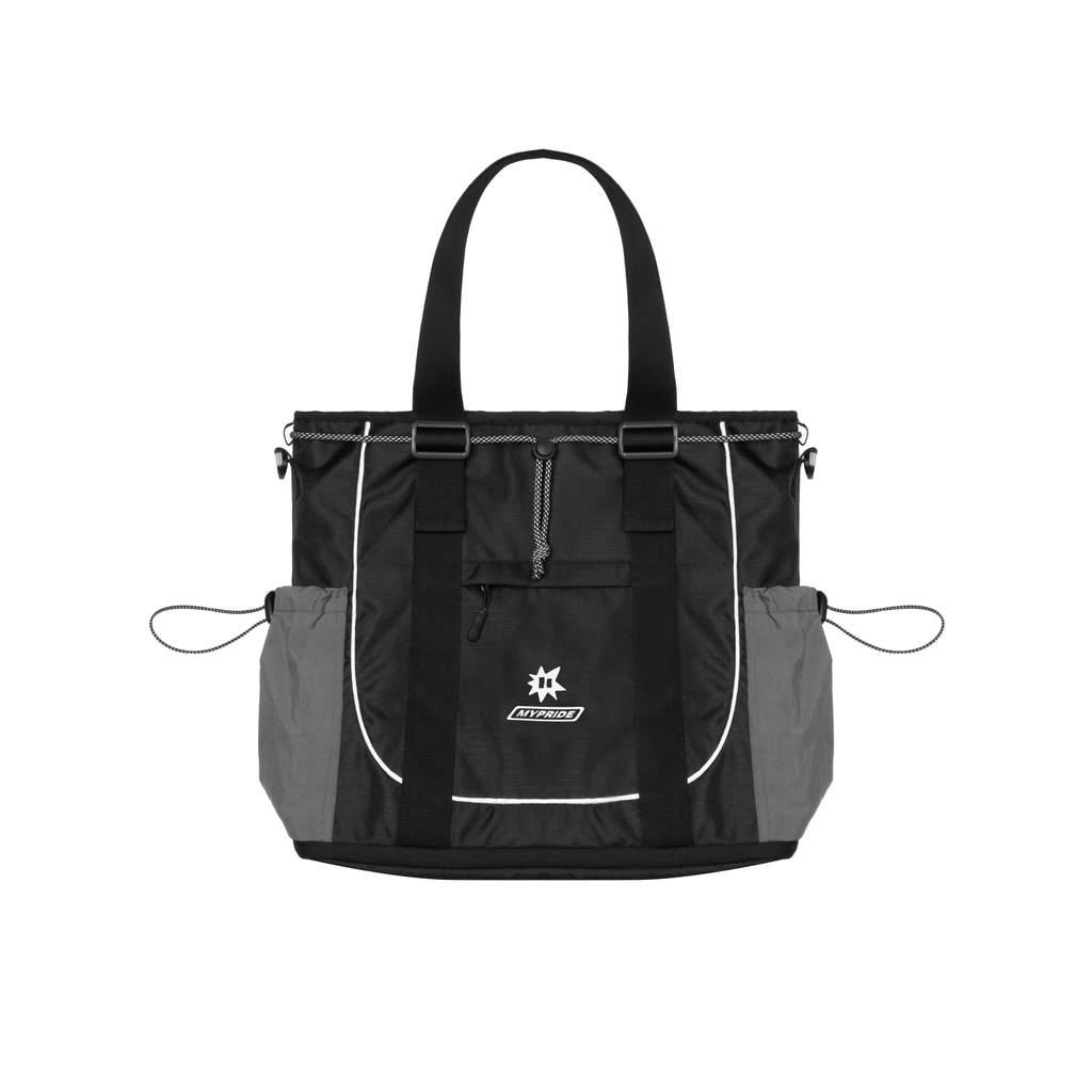 MYPRIDE X VEARST - " INBETWEEN " - BLACK & GREY - TOTEBAG