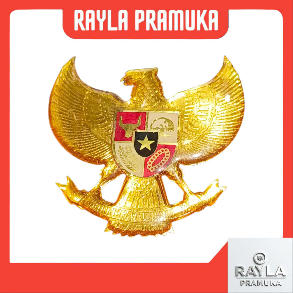 Pin Garuda Resin 6cm Kuningan Premium Paskibra