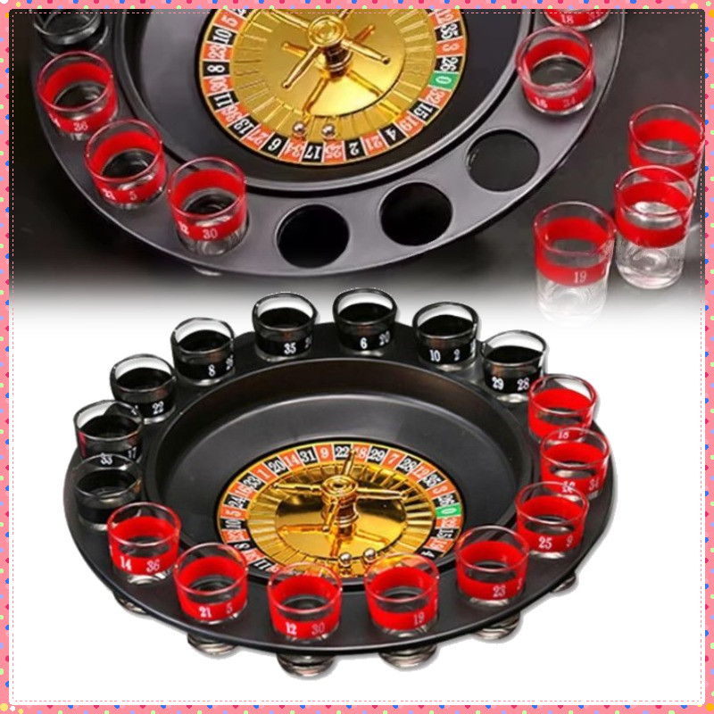 1SET Drinking Roulette Set Party Game Permainan Rolet Pesta Minum