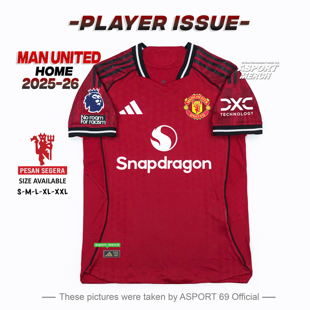 SETIALARIS STORE Player Issue Man United Home 2025 2026 PI