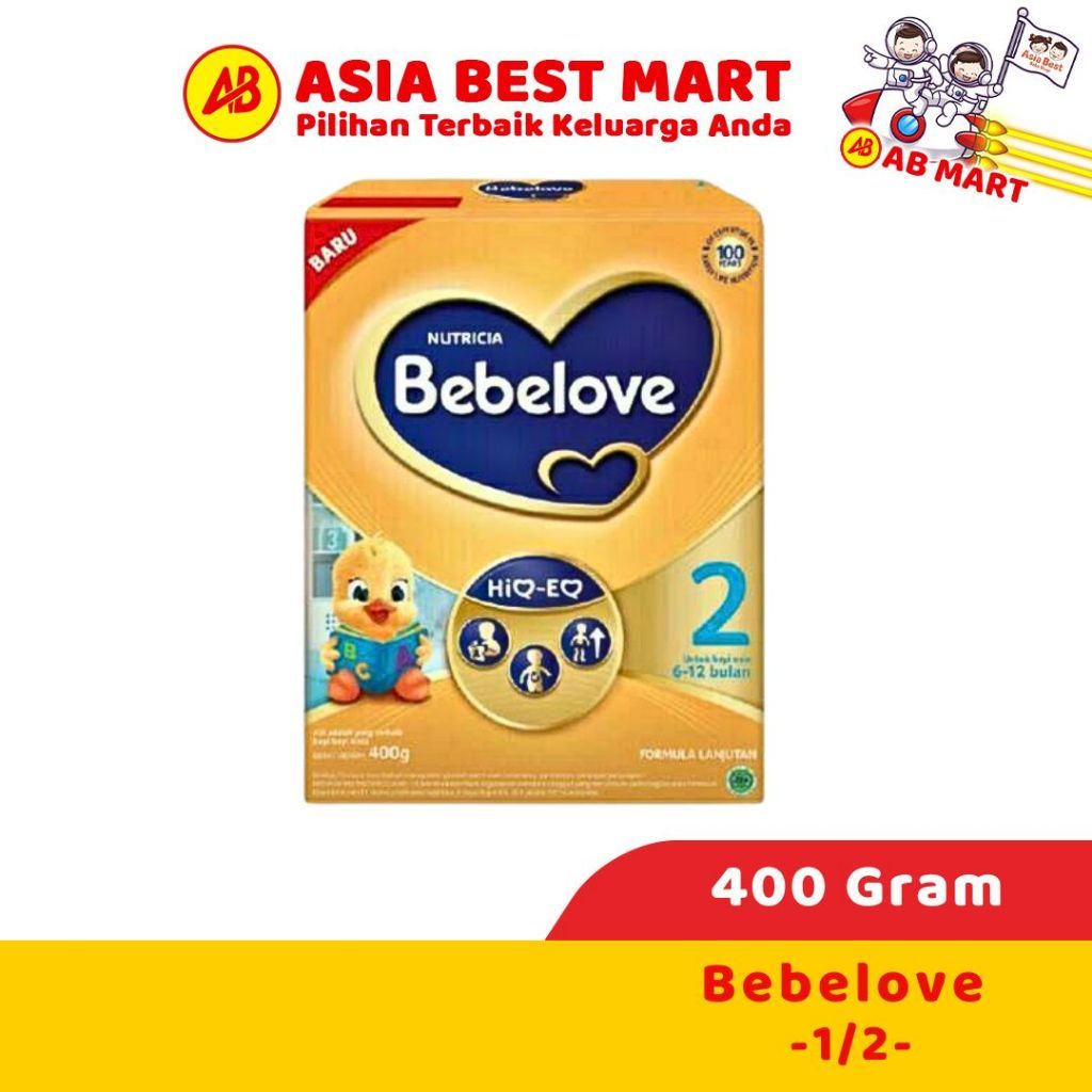Bebelove 2 Bebelove 1 400gr Susu Formula Bayi Bubuk Pertumbuhan Anak - ASIA BEST