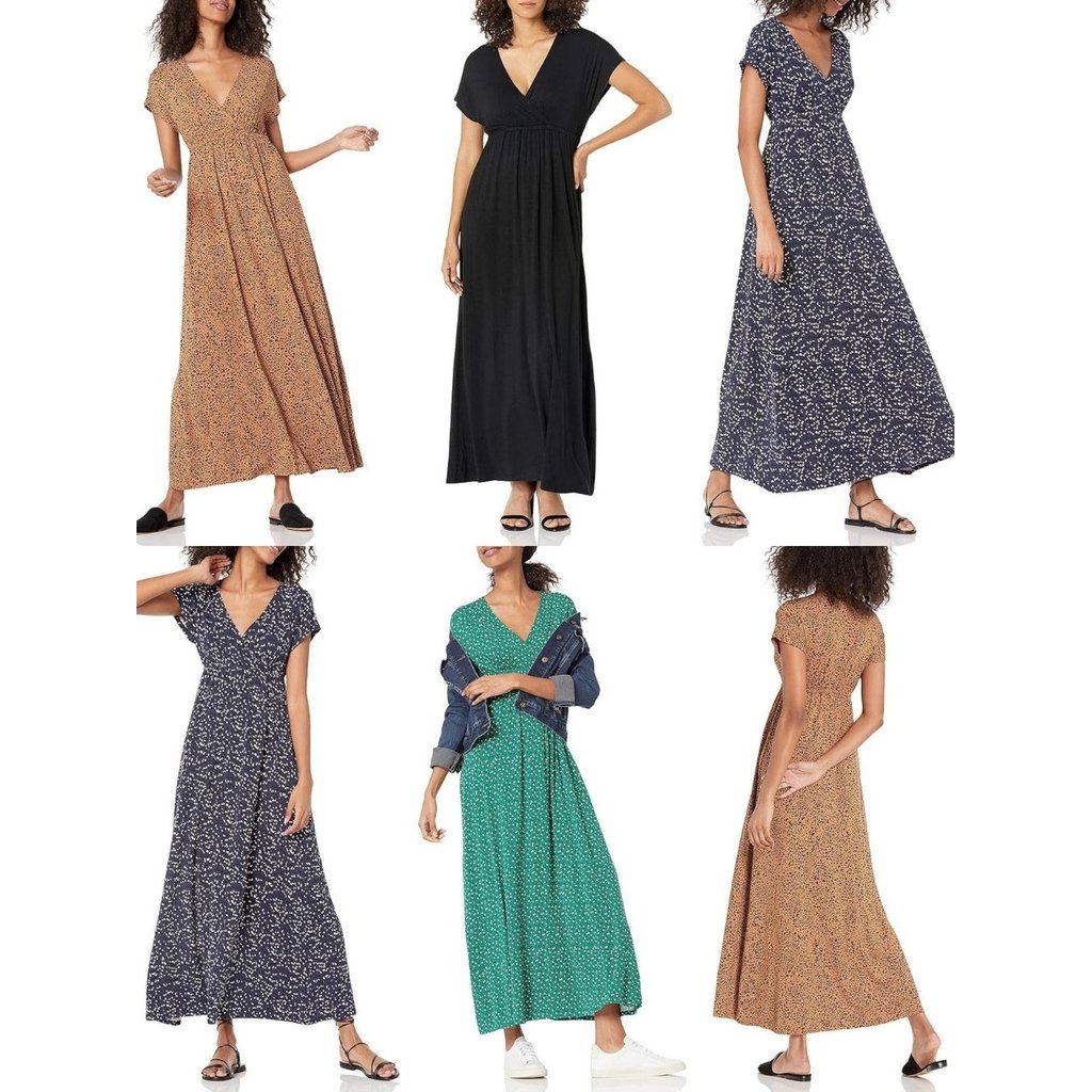 cicikasimura - Maxi Dress Adem Amazon Essentials Women's Waisted Maxi Dress - 8154