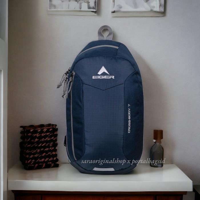 Eiger Crossbody 7 2.0 shoulder bag Tas Selempang Pria Original Eiger - Biru