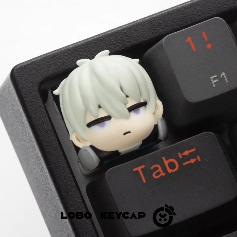 Lobo Reno Ichikawa Kaiju No.8 Anime Theme Artisan Keycaps Resin Keycap