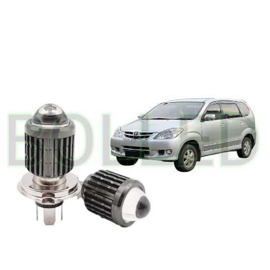 2pcs Lampu Utama LED H4 Laser Putih Mobil Toyota kijang Innova 2004 2015 BLD