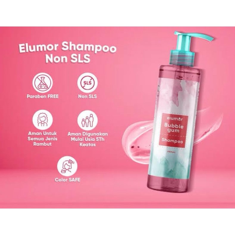 Elumor Shampo Bubble Gum 200ml