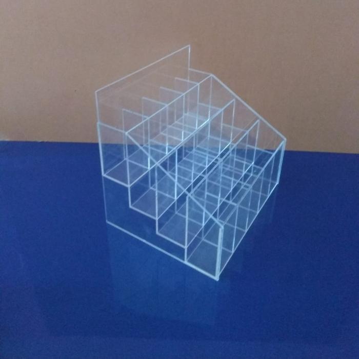 Akrilik tempat pulpen/tempat spidol Akrilik