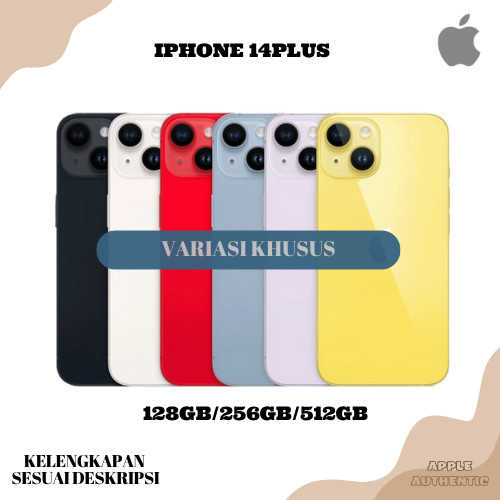 IPHONE 14 PLUS second variasi khusus 128GB|256GB|512GB original 100% fullset bergaransi