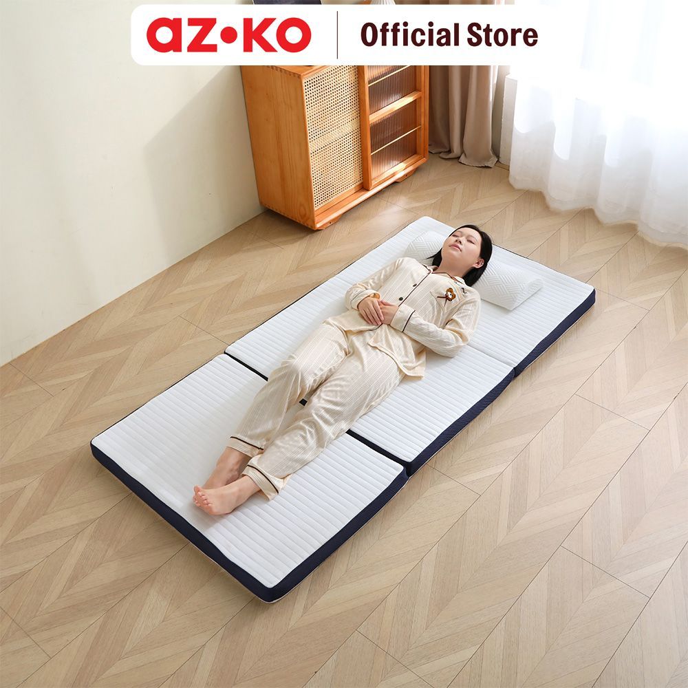 AZKO Cotton Couture 90x180x8 cm Kasur Lipat Airy Fiber - Mix Folding Mattress Matras Tidur Lipat Kas