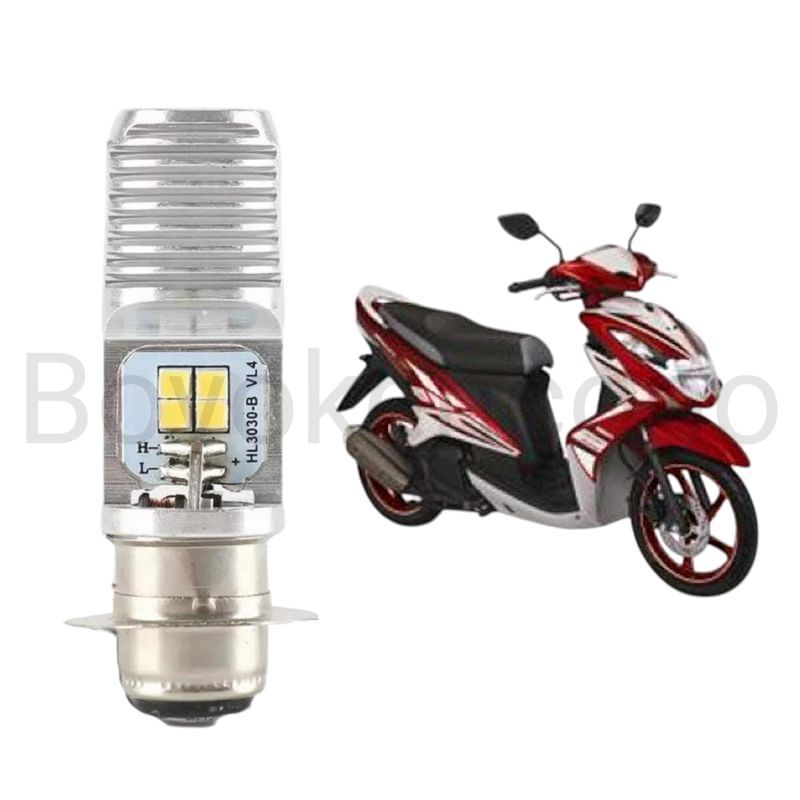 1pcs Lampu depan LED H6 6 Mata Putih terang motor Yamaha XEON RC Byk