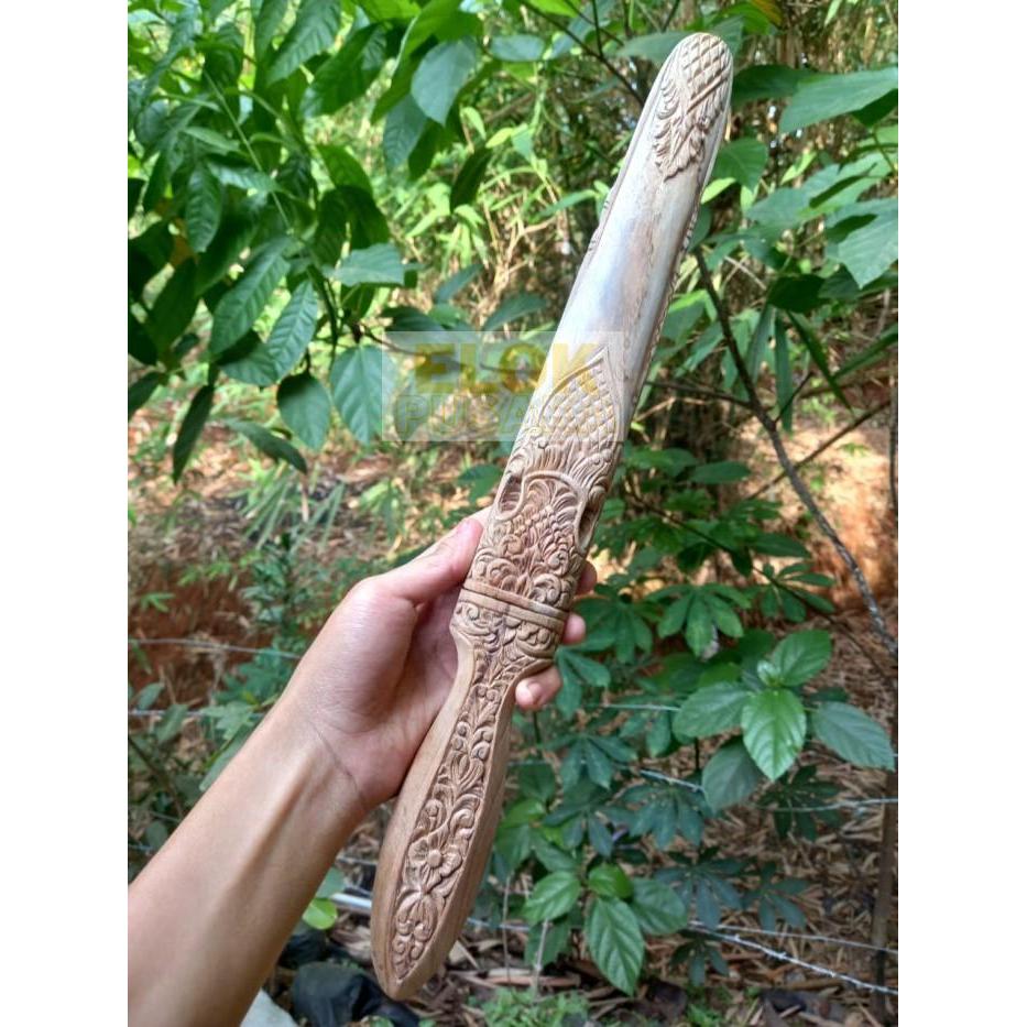 warangka tombak ukir ukiran jawa pakem full jati EP435