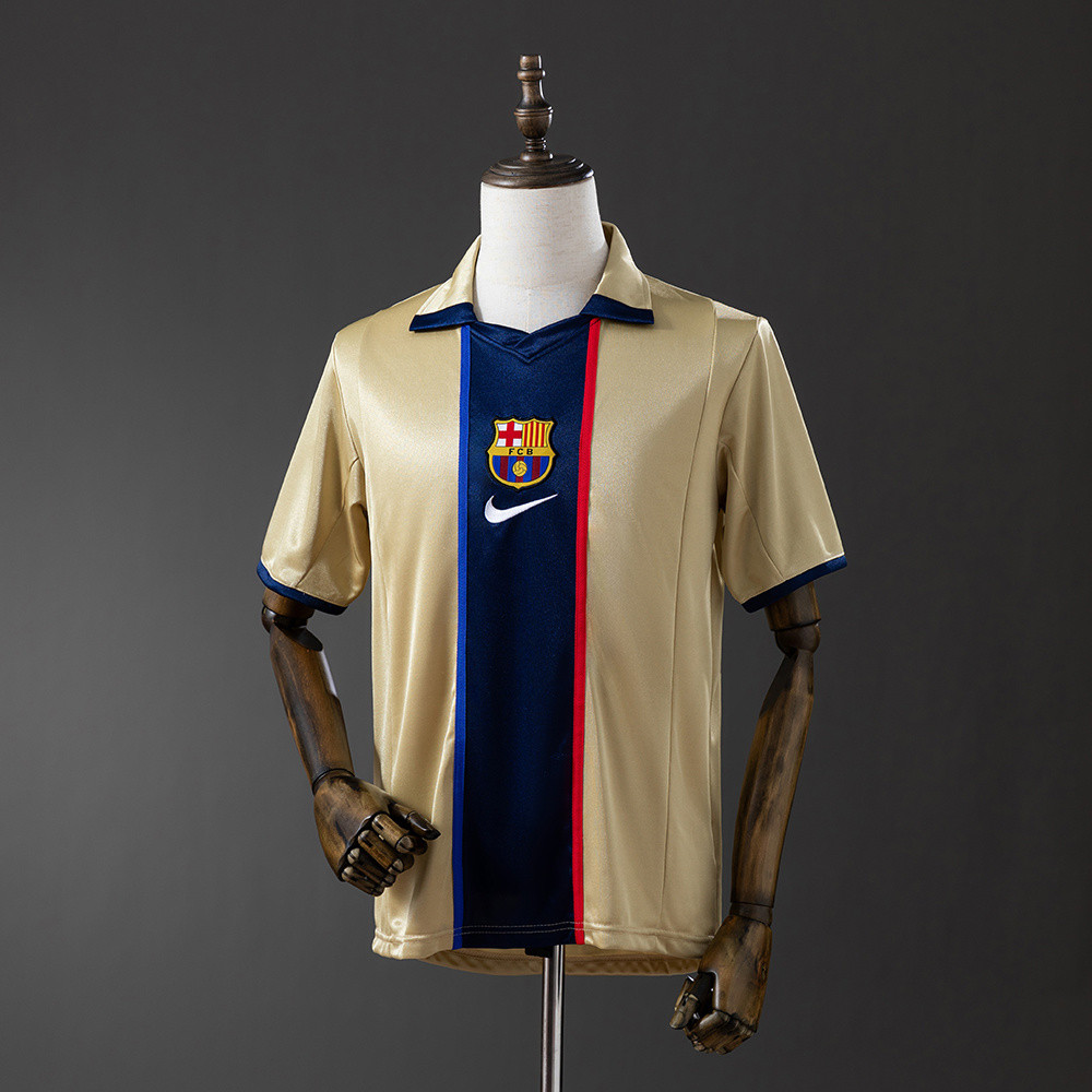 Jersey Retro Barcelona 2002 Away T shirt pria