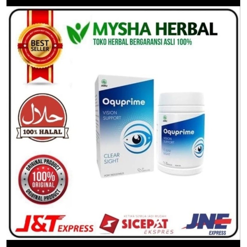 Oquprime Original Obat Mata Minus Plus Katarak Silinder Miovi Rabun Jauh Dekat Berair Merah Asli Amp